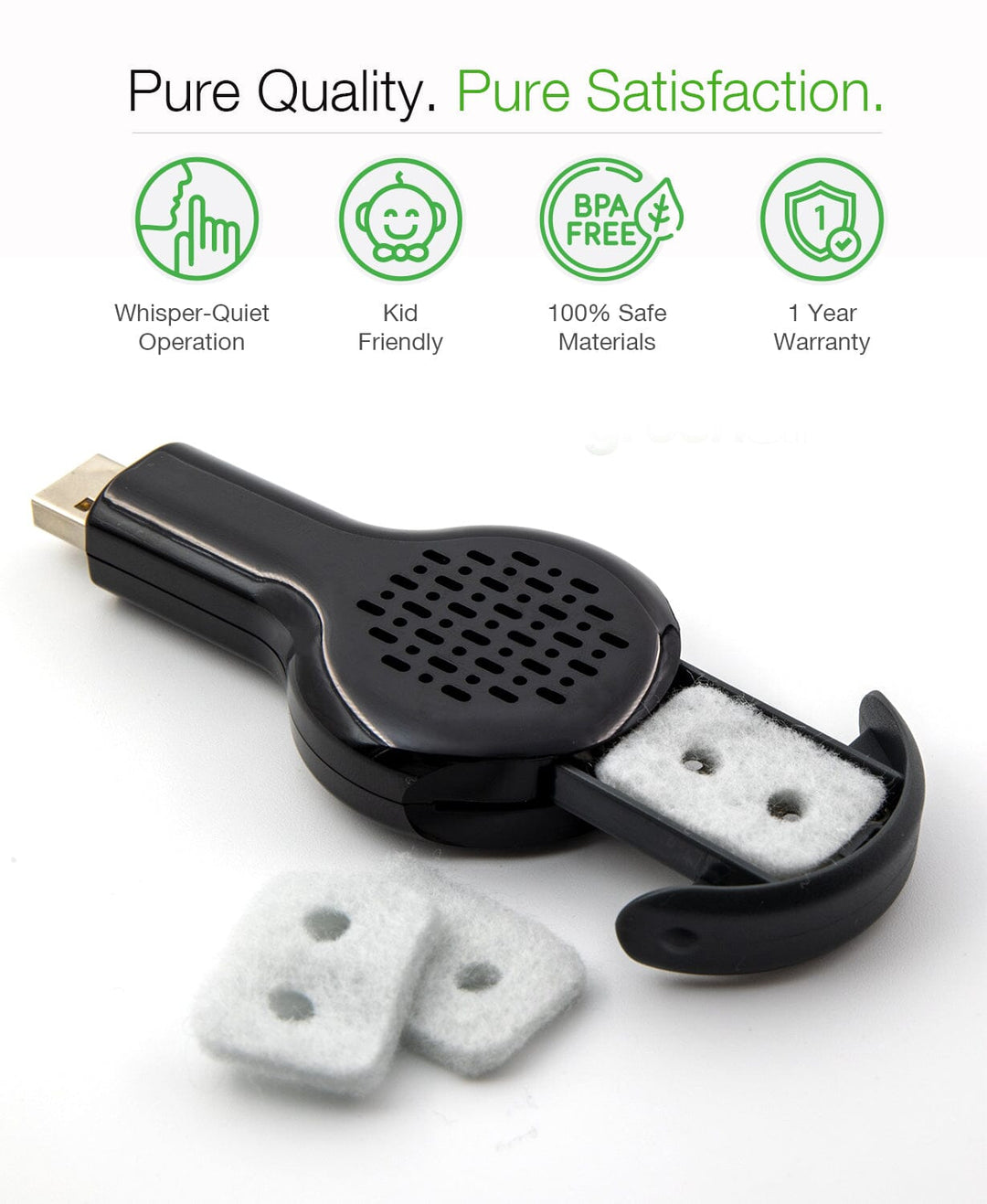USB Breeze Black Diffuser Your Oil Tools 