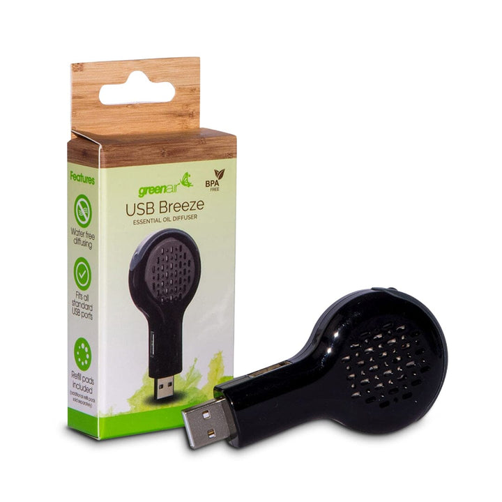 USB Breeze Black Diffuser Your Oil Tools 