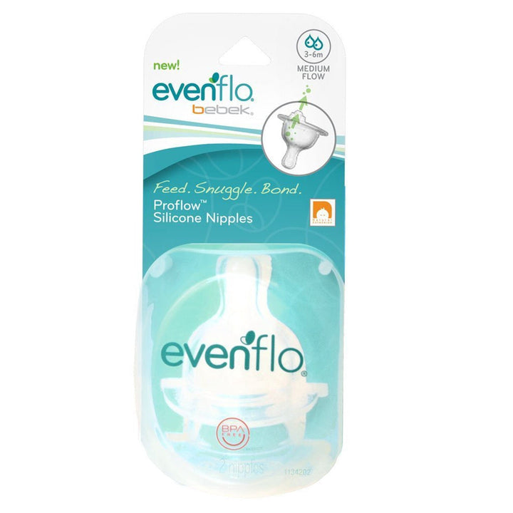 Evenflo Bebek ProFlow Wide-Base Silicone Nipples – Medium Flow Your Oil Tools 