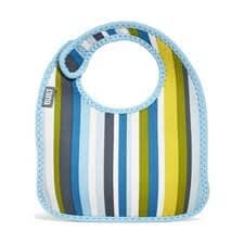 BUILT® 2-Piece Mess Mate Infant Bib Set Blue Stripes Cases Your Oil Tools 