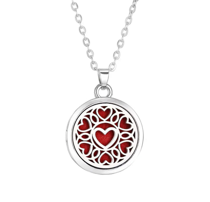 Aromatherapy Locket Necklace (Heart) (Coming Soon) Aroma Jewelry Your Oil Tools 
