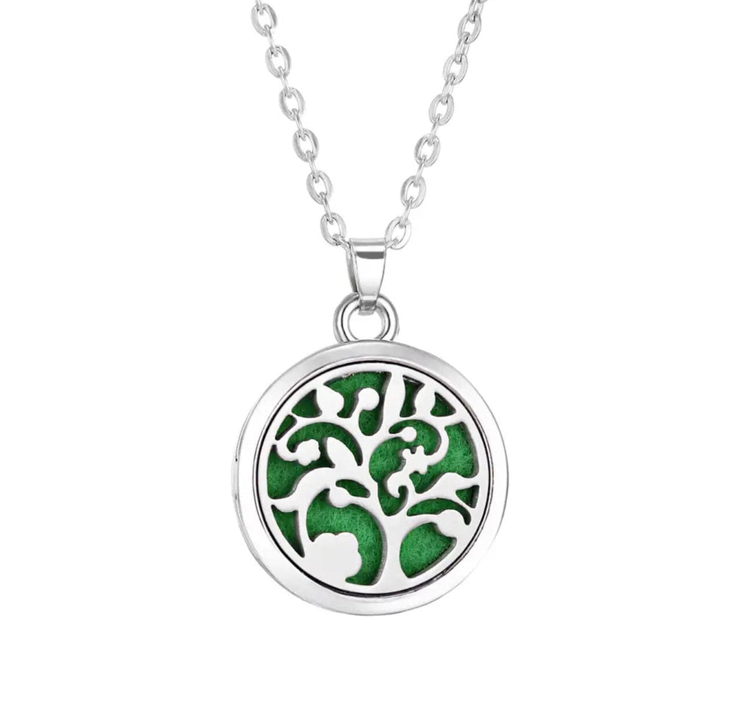 Aromatherapy Locket Necklace (Vine Tree) (Coming Soon) Aroma Jewelry Your Oil Tools 