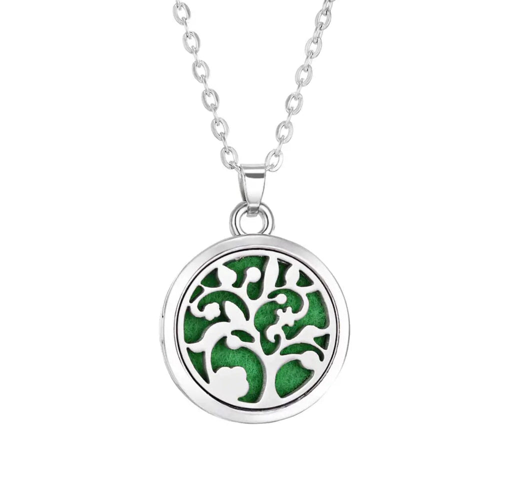 Aromatherapy Locket Necklace (Vine Tree) (Coming Soon) Aroma Jewelry Your Oil Tools 