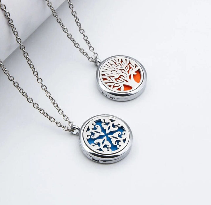 Aromatherapy Locket Necklace (Flowering Tree) (Coming Soon) Aroma Jewelry Your Oil Tools 