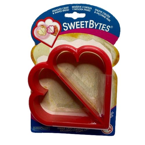 Sweet Bytes™ Heart-Shaped Crust Cutter (Red) Your Oil Tools 