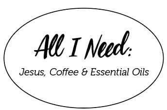 All I Need: Jesus Coffee & Essential Oils Oval Sticker Accessories Your Oil Tools 