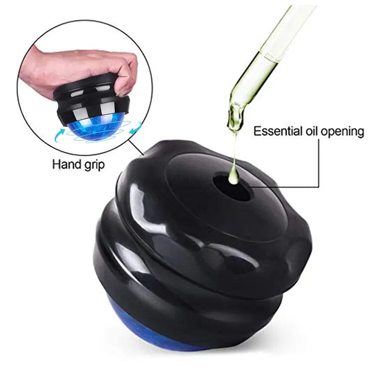 Massage Roller Ball for Sore Muscles (Blue) Accessories Your Oil Tools 