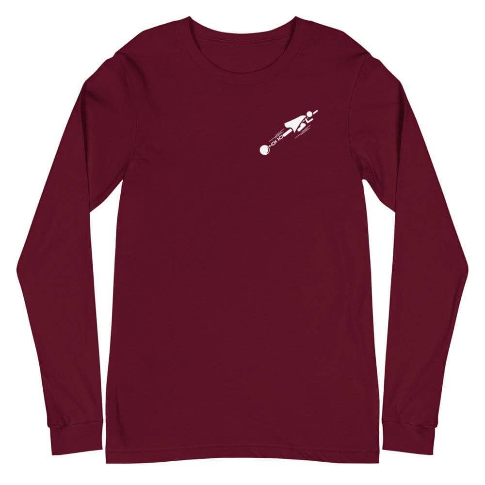 Unleash Your Strengths Unisex Long Sleeve Tee Apparel Your Oil Tools Maroon XS 
