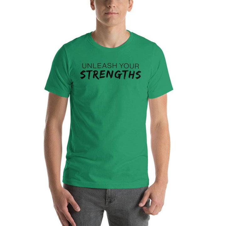 Unleash Your Strengths Short-sleeve unisex t-shirt Apparel Your Oil Tools Kelly Green XS 