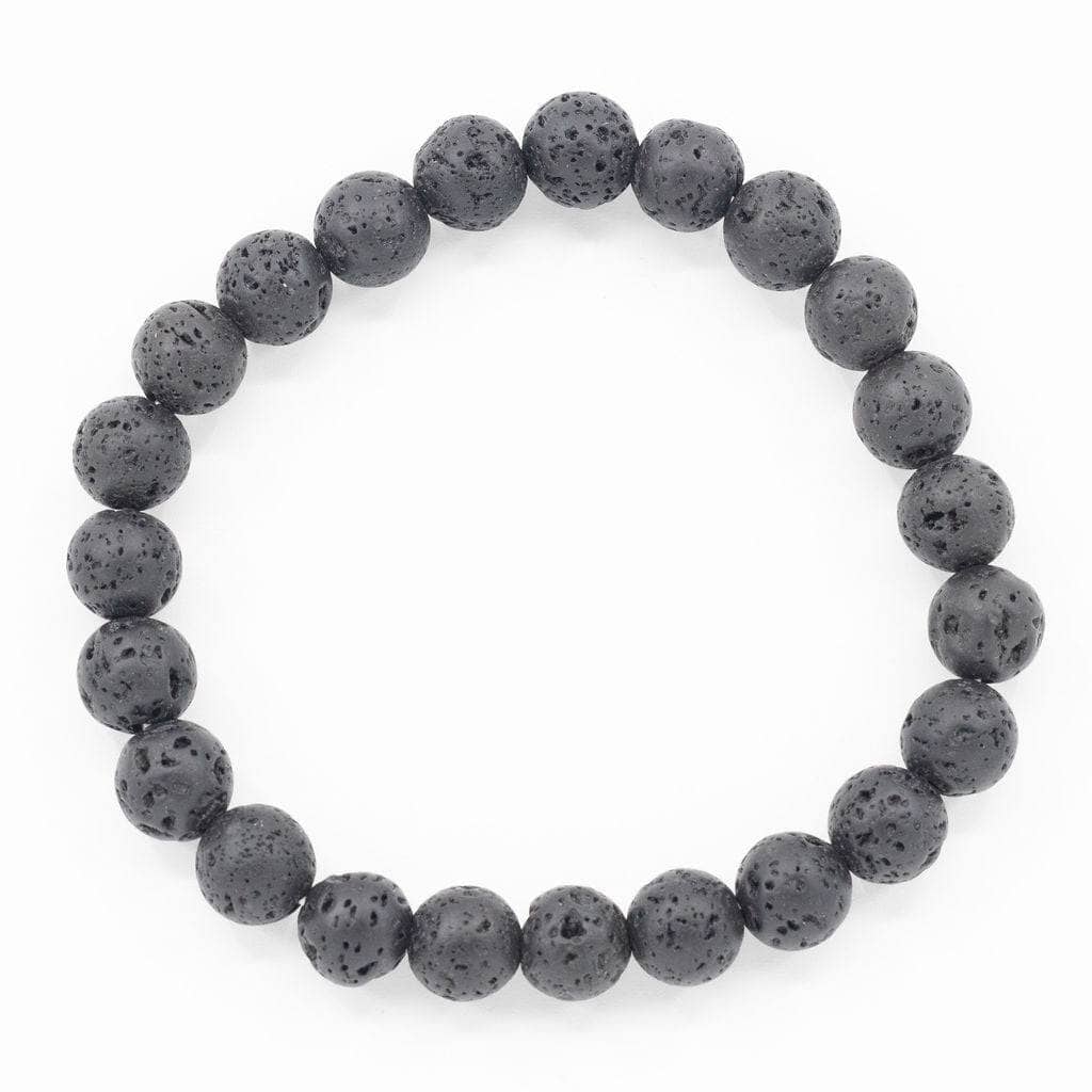 Lava Rock Bracelet (Black) Aroma Jewelry Your Oil Tools 