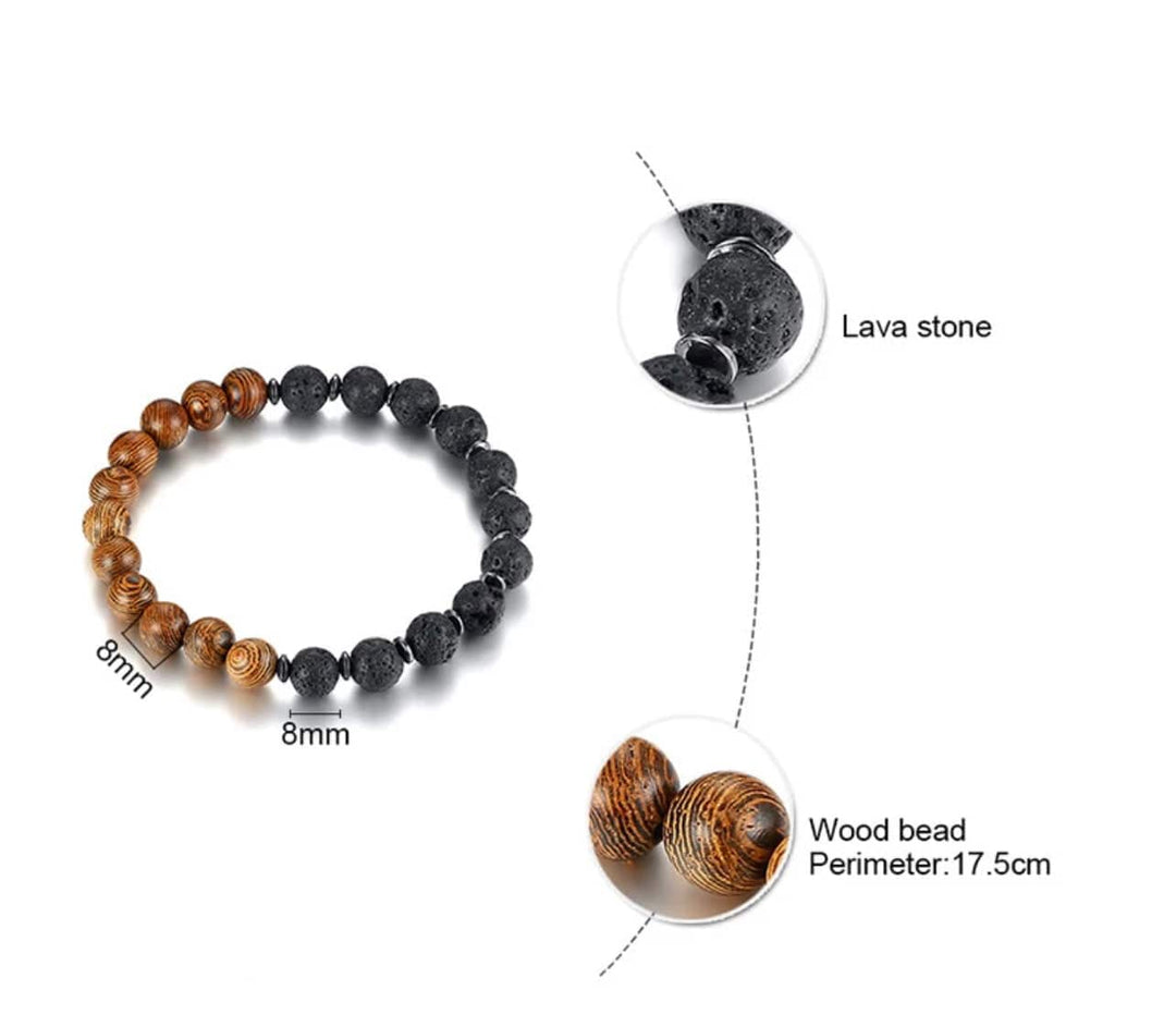 Lava Rock Bracelet (Dusk) Aroma Jewelry Your Oil Tools 