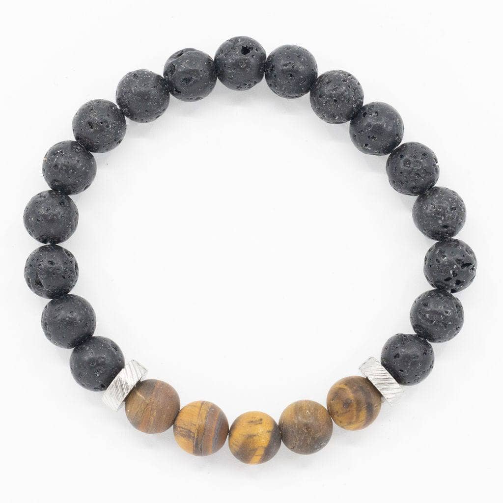 Lava Stone Bracelet (Tigger) Aroma Jewelry Your Oil Tools 