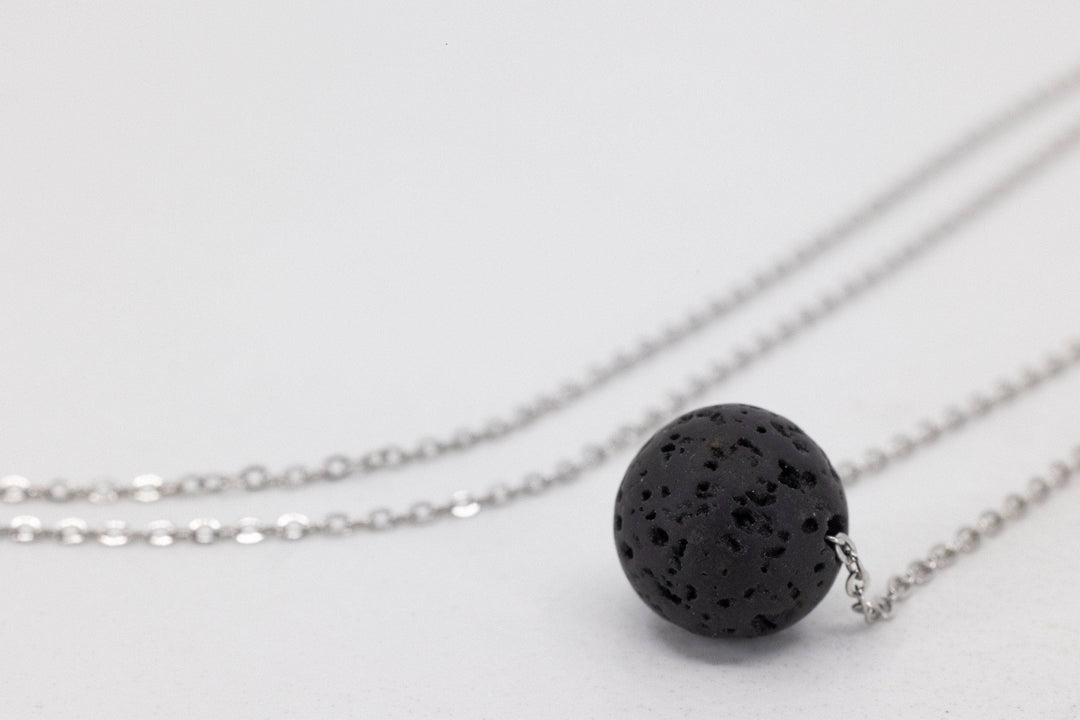 The Aroma Stone Aroma Necklace with Silver Chain Aroma Jewelry Your Oil Tools 