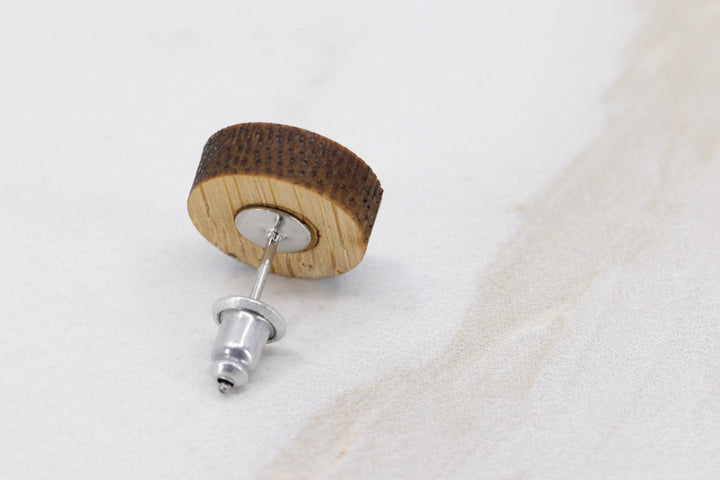 Wooden Stud Aroma Earrings (Compass) Aroma Jewelry Your Oil Tools 