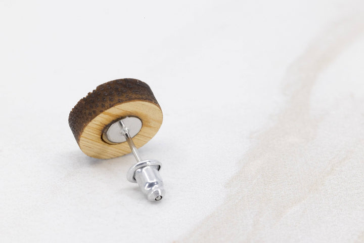Wooden Stud Aroma Earrings (Globe) Aroma Jewelry Your Oil Tools 