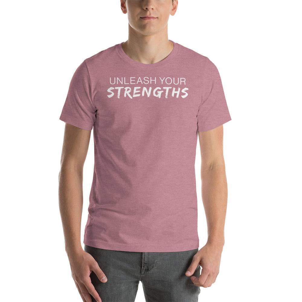 Unleash Your Strengths - Unisex t-shirt Your Oil Tools Heather Orchid S 