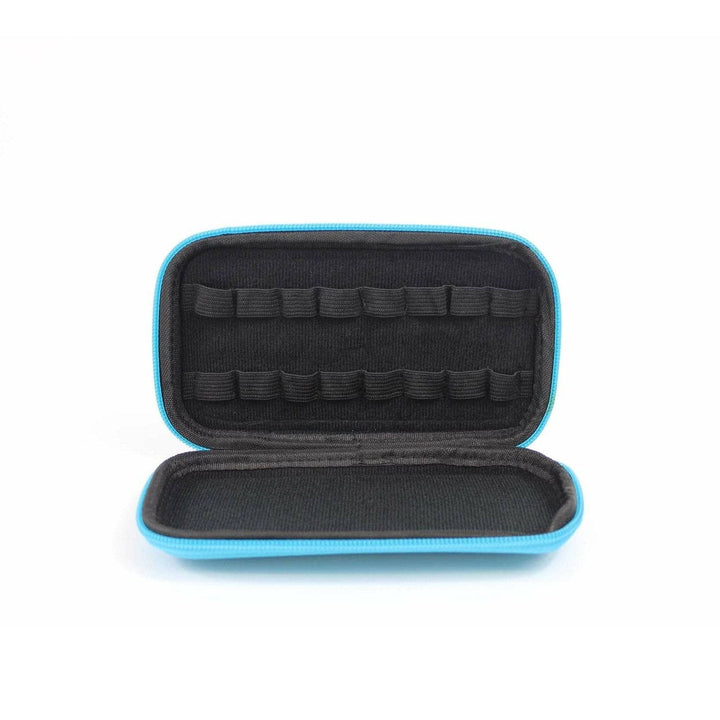 5/8 & 1/4 dram Sample Hard Cover Case (Turquoise) Cases Your Oil Tools 