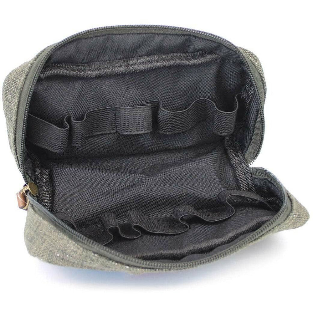 Hemp Bag Essential Oil Travel Case (Dark Olive) Cases Your Oil Tools 