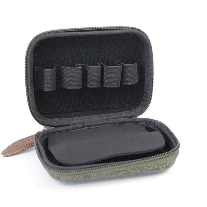 Hemp Hard Shell Travel Essential Oil Carry Bag (Dark Olive) Cases Your Oil Tools 