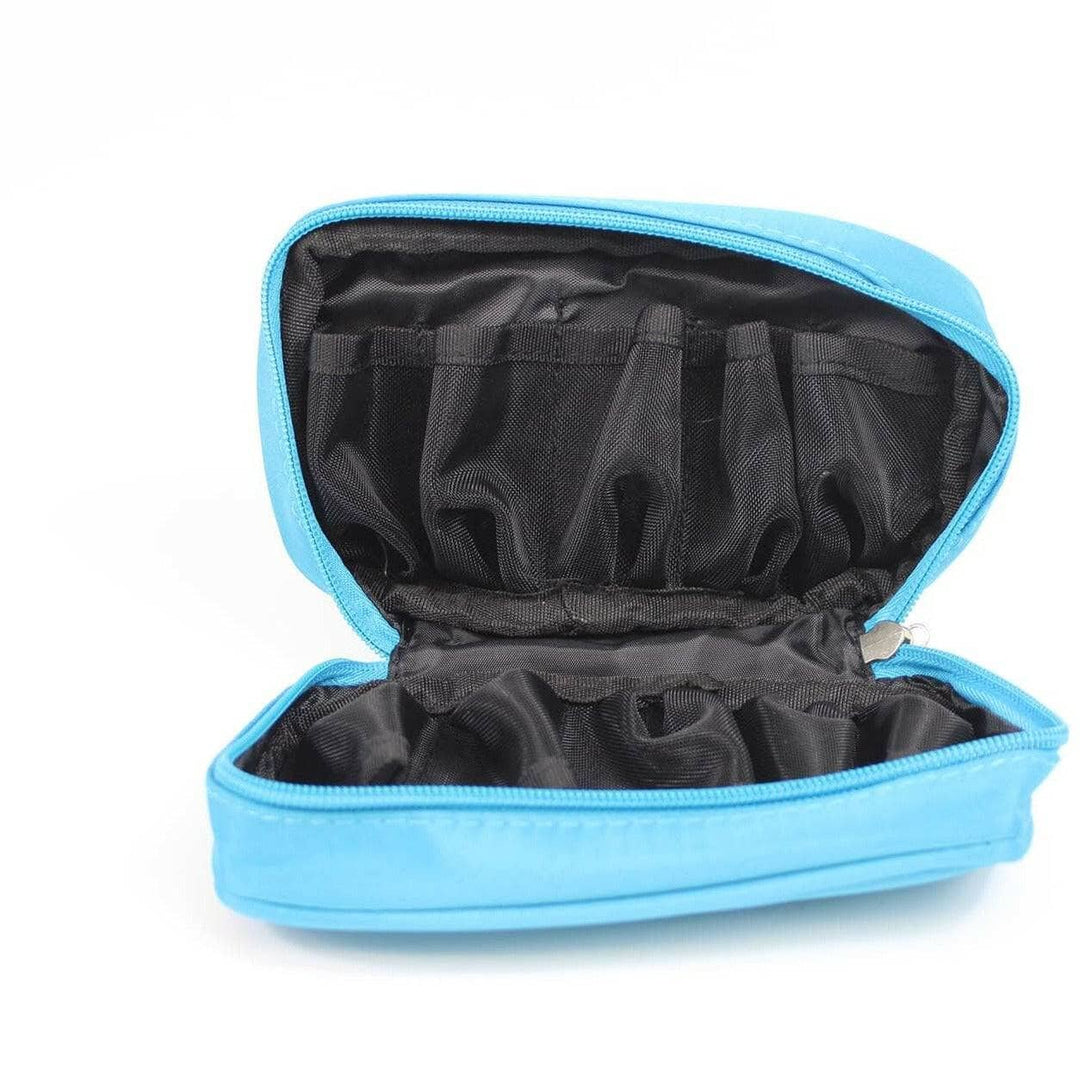Turquoise Premium Essential Oil Carry Travel Case (Holds 10 Bottles) Cases Your Oil Tools 