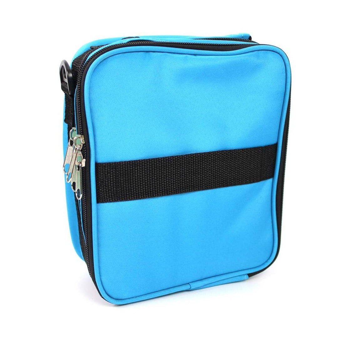 Turquoise Versatile Essential Oil Carry Travel Case w/ Handle & Shoulder Strap (Holds 42 Bottles) Cases Your Oil Tools 