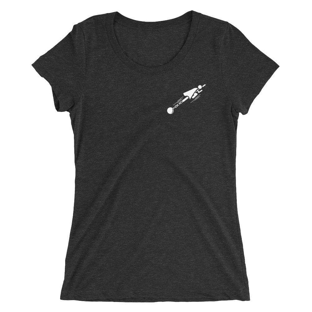 Unleash Your Strengths - Small Logo - Ladies' short sleeve t-shirt Your Oil Tools Charcoal-Black Triblend S 