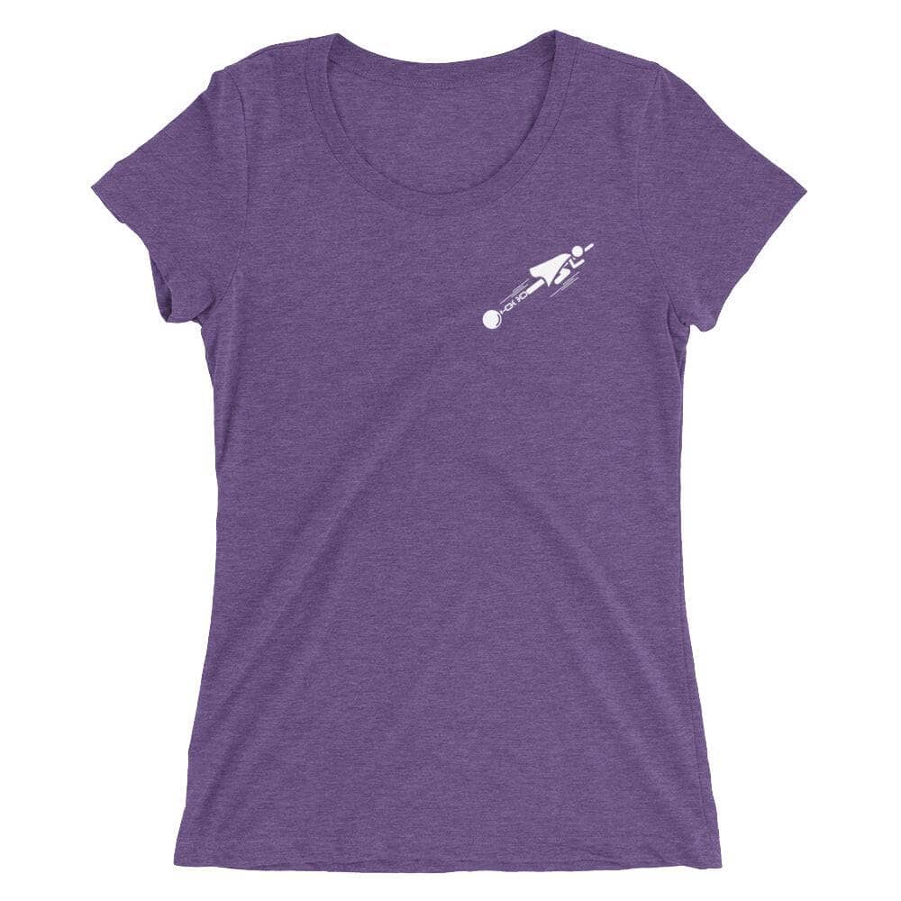 Unleash Your Strengths - Small Logo - Ladies' short sleeve t-shirt Your Oil Tools Purple Triblend S 