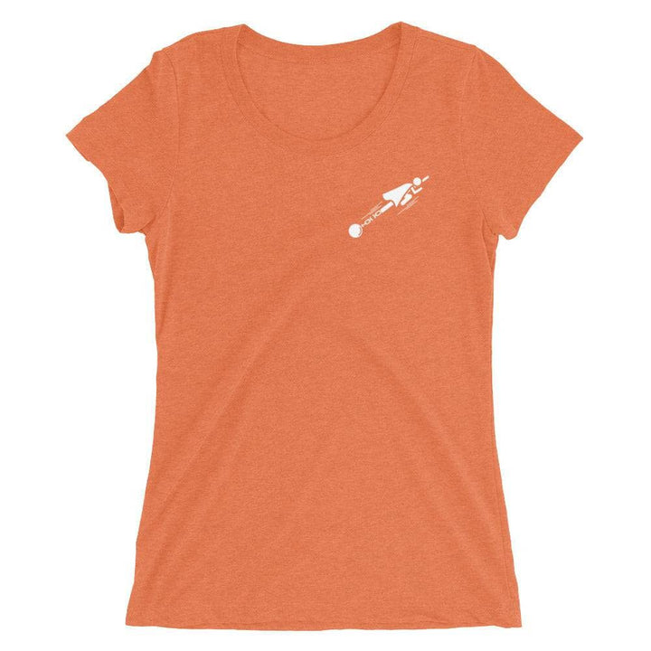 Unleash Your Strengths - Small Logo - Ladies' short sleeve t-shirt Your Oil Tools Orange Triblend S 