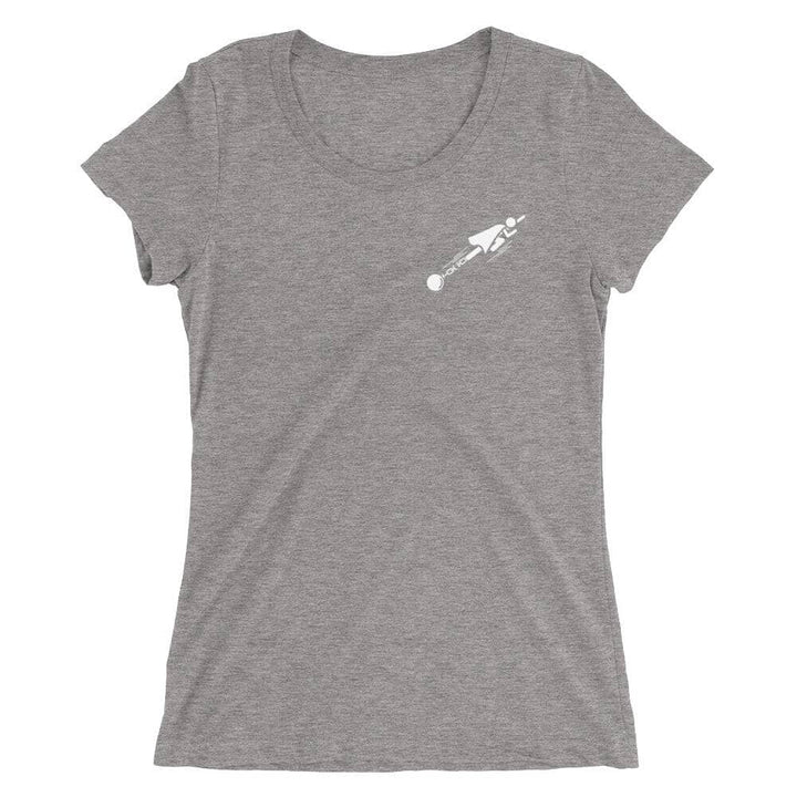 Unleash Your Strengths - Small Logo - Ladies' short sleeve t-shirt Your Oil Tools Grey Triblend S 