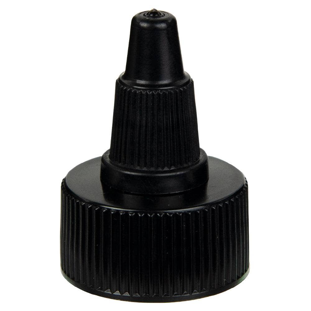 24-410 Black LDPE Twist-Open Top Your Oil Tools 