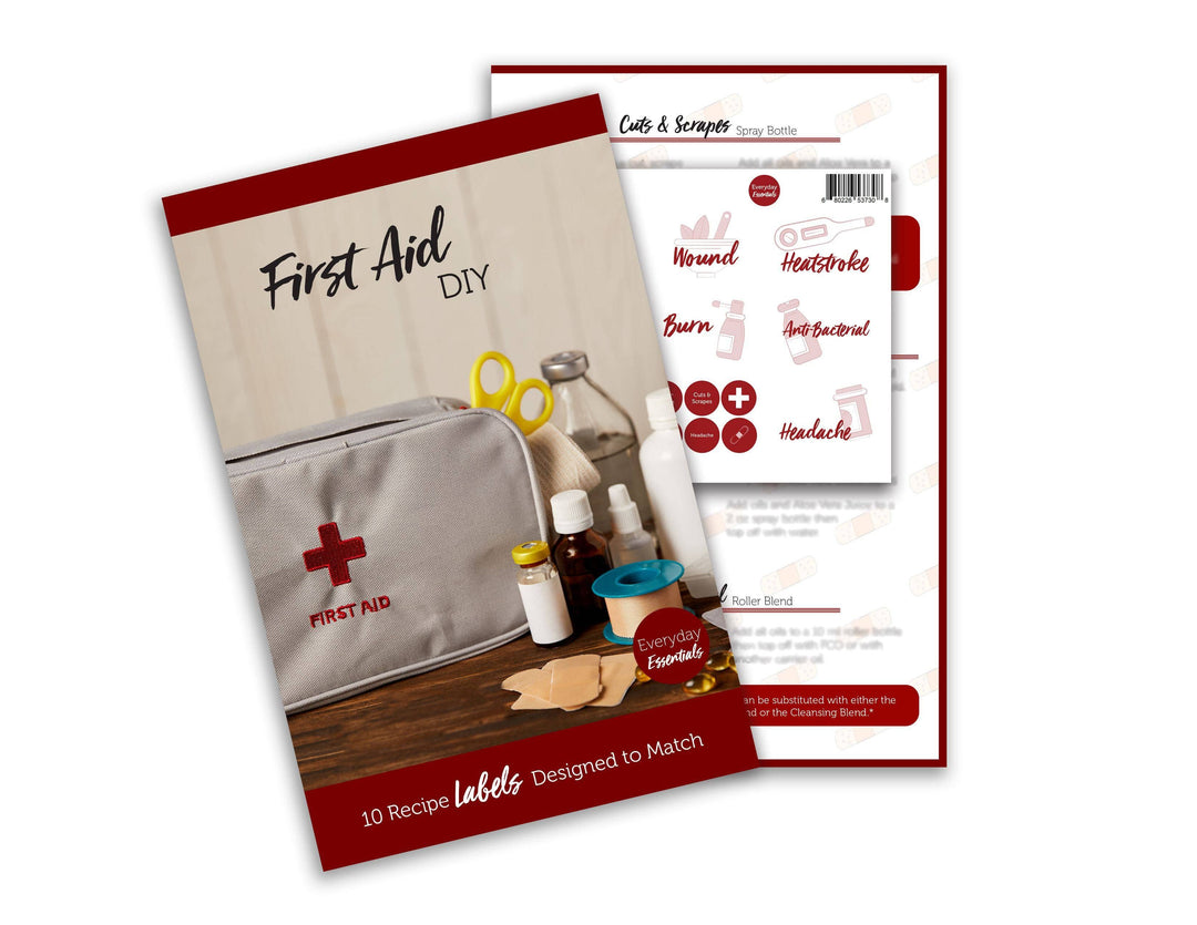 First Aid Recipes & Labels DIY for Essential Oils DIY Your Oil Tools 