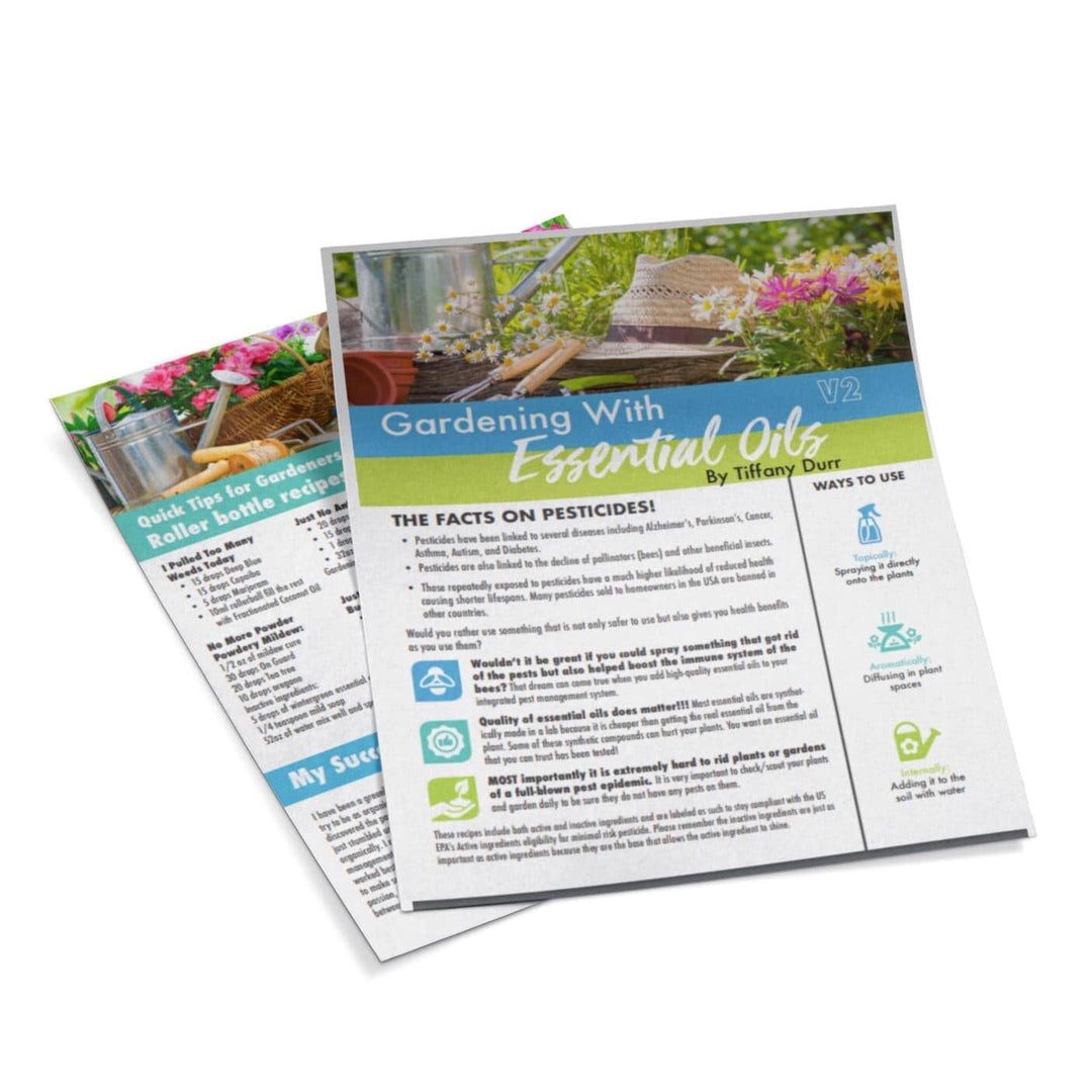 Gardening with Essential Oils Tear Sheet DIY Your Oil Tools 