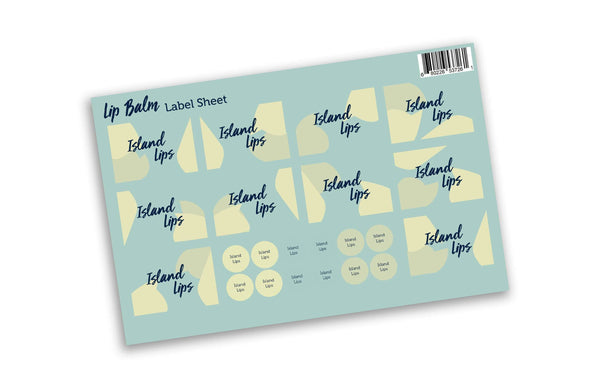 Island Lips Lip Balm Labels & Lid Stickers at Your Oil Tools