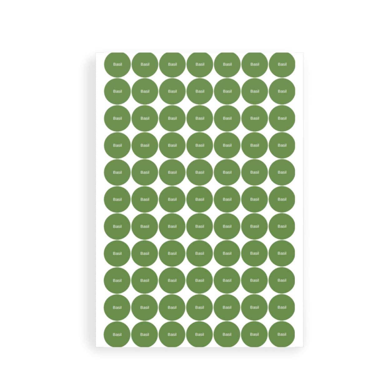 Lid Stickers (Basil) – Your Oil Tools