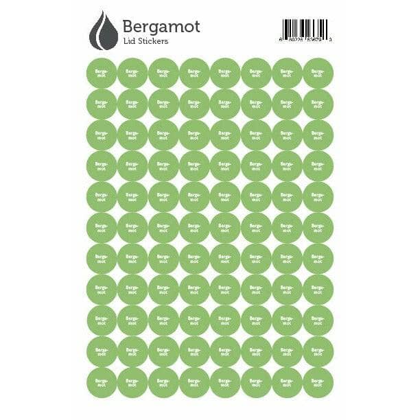 Lid Stickers (Bergamot) DIY Your Oil Tools 