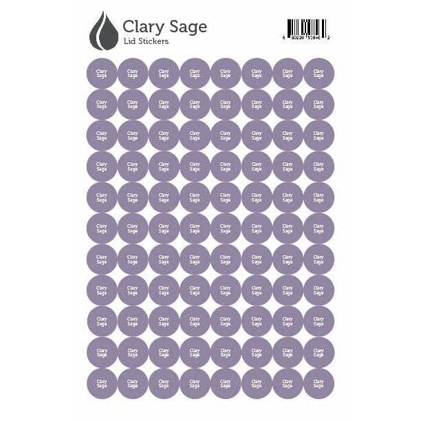 Lid Stickers (Clary Sage) DIY Your Oil Tools 