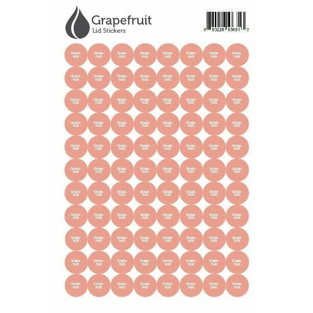 Lid Stickers (Grapefruit) DIY Your Oil Tools 