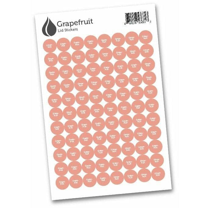 Lid Stickers (Grapefruit) DIY Your Oil Tools 