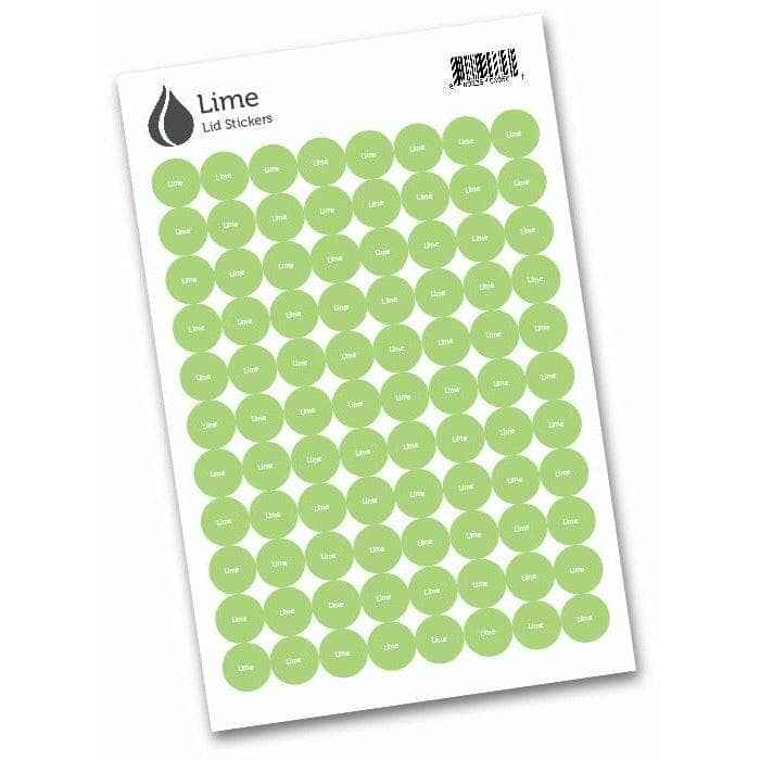 Lid Stickers (Lime) – Your Oil Tools