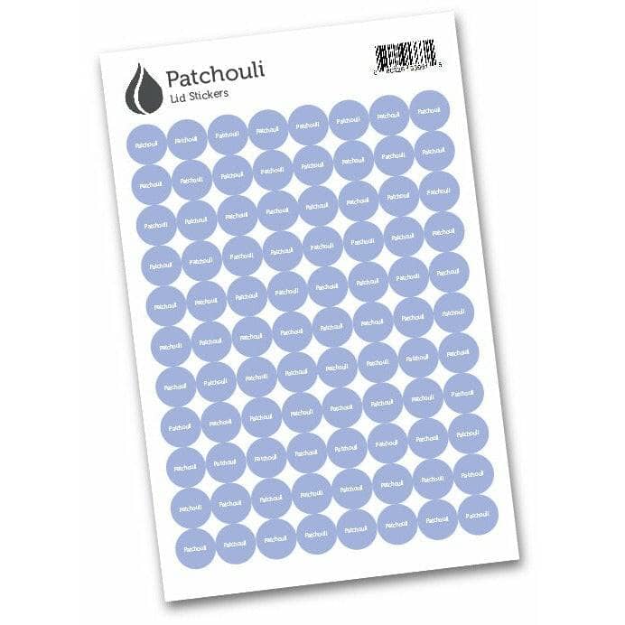 Lid Stickers (Patchouli) DIY Your Oil Tools 