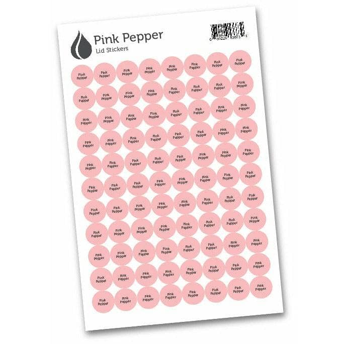 Lid Stickers (Pink Pepper) DIY Your Oil Tools 