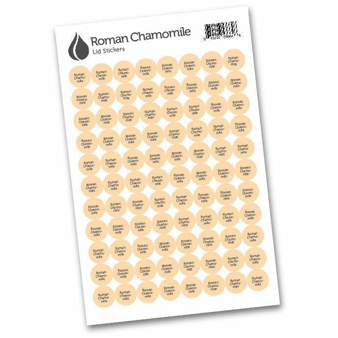 Lid Stickers (Roman Chamomile) DIY Your Oil Tools 