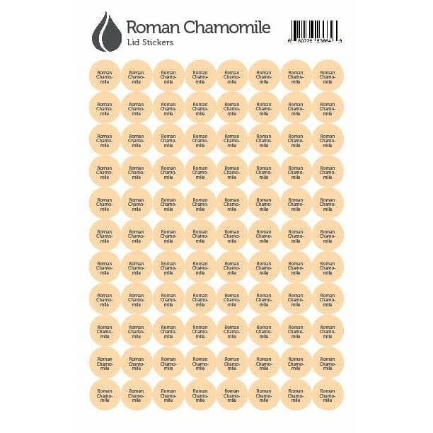 Lid Stickers (Roman Chamomile) DIY Your Oil Tools 