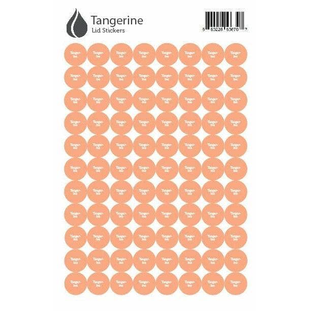 Lid Stickers (Tangerine) DIY Your Oil Tools 