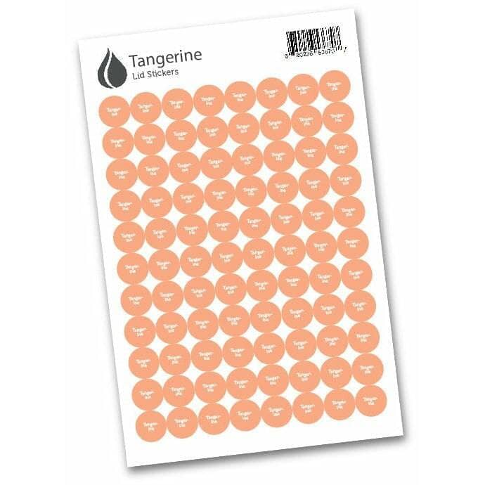 Lid Stickers (Tangerine) DIY Your Oil Tools 
