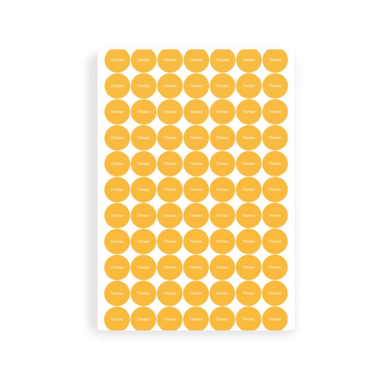 Lid Stickers (Thinker) – Your Oil Tools