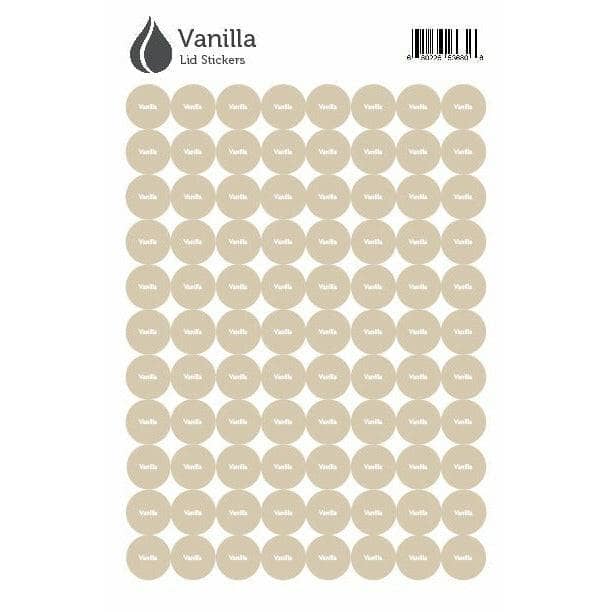 Lid Stickers (Vanilla) DIY Your Oil Tools 