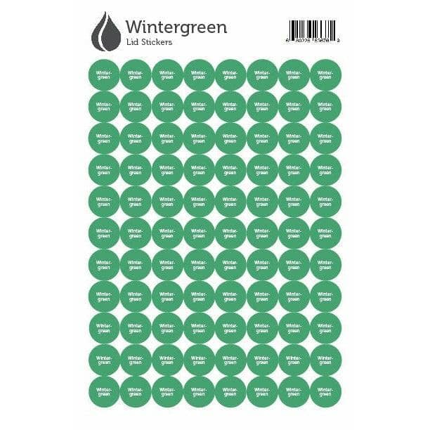 Lid Stickers (Wintergreen) DIY Your Oil Tools 