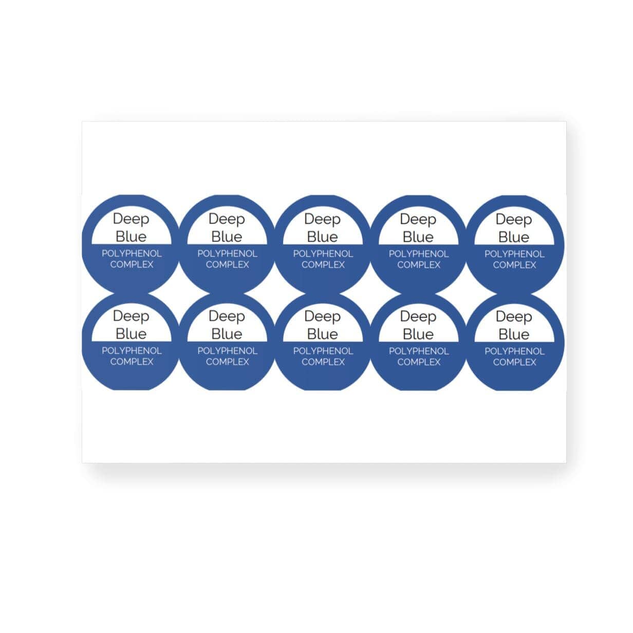 Supplement Stickers (Deep Blue) – Your Oil Tools