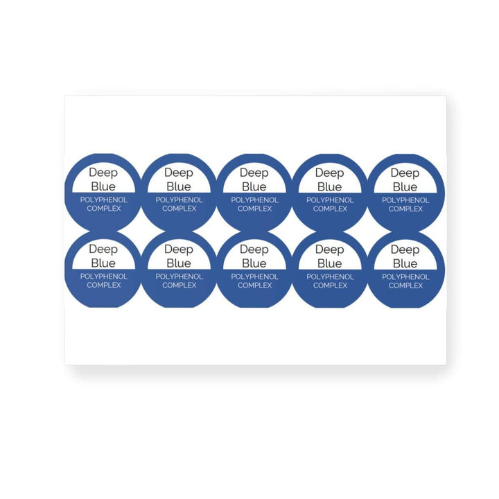 Supplement Stickers (Deep Blue) DIY Your Oil Tools 